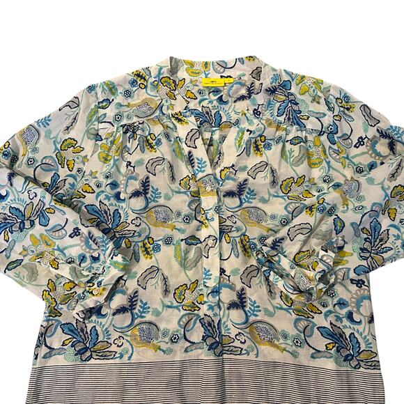 Roberta Roller Rabbit CottonSilk Tunic Dress/Swim Coverup Size M Vacation Resort - Picture 2 of 8